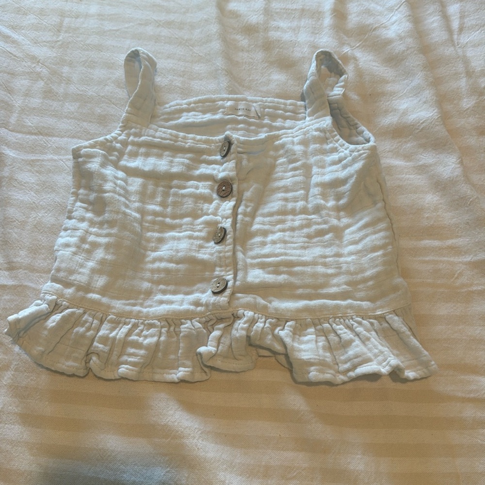 Jamie Kay White button up tank